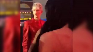Conor McGregor and Machine Gun Kelly get into argument at the VMAs