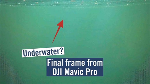 Lost Drone Found After Two Years—Footage Reveals Underwater Crash