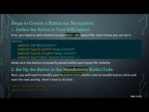 How to Easily Make an Android XML or Kotlin Button Navigate to Another Activity