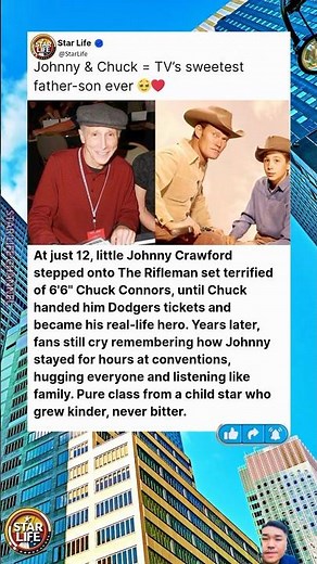 Johnny & Chuck = TV’s sweetest father-son ever