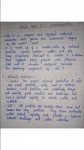 What is soil and its components.