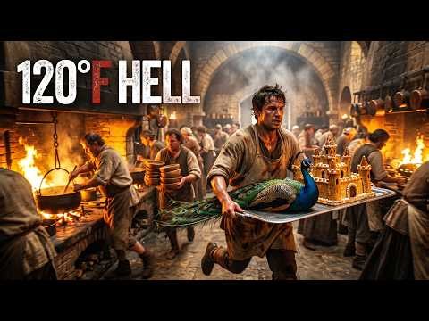 120°F Heat, Toxic Smoke, Rotting Meat | Medieval Kitchen Horror