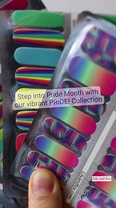 9K views · 1K reactions |  Unleash Your Colors with Lily and Fox Nail Wraps!  Step into Pride Month with our vibrant PRIDE! Collection. Each wrap is a burst of color, a celebration of diversity, and a bold statement of love. They're not just nail wraps - they're an expression of YOU. Show off your pride, one nail at a time. Order today: https://www.lilyandfox.com/collections/pride --- | Lily and Fox | Facebook