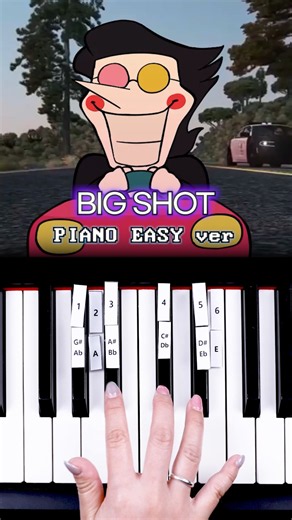 BIG SHOT 😎 Easy to Play with 6 Piano Keys 🎹