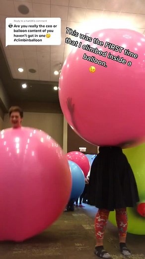 Climbing Inside a Giant Balloon | The Ultimate Balloon Challenge!