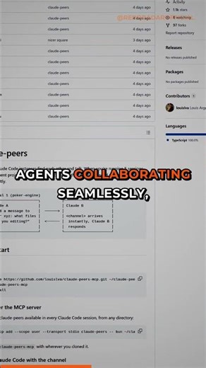 You need to see this: claude-peers-mcp 🛠️ #Shorts