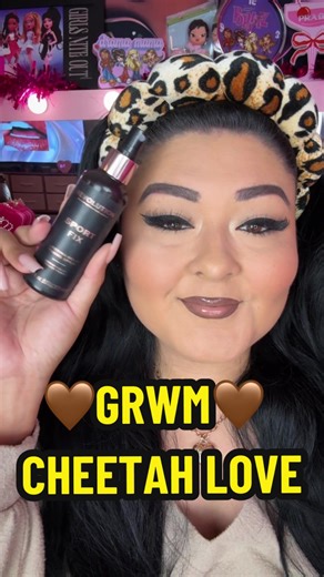 🤎GET READY WITH ME: CHEETAH LOVE🤎#grwm #grwmmakeup #pinkmakeuplook #juicycouture #makeuptutorial