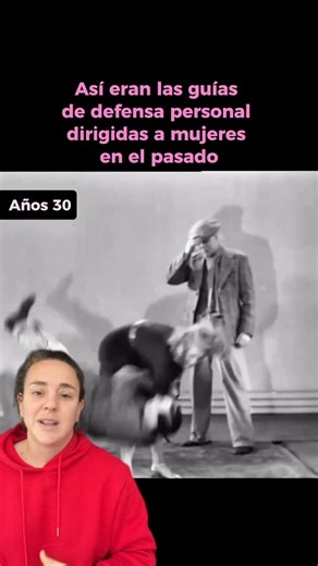 María Cabas | Defensa Personal on Instagram: "⭕️Defensa Personal años 30⭕️ Estas técnicas eran las que se enseñaban como defensa personal en los años 30. Algunas tienen sentido en contexto deportivo, pero otras hoy sabemos que necesitan actualizarse, sobre todo cuando hablamos de seguridad real en la calle. En mi perfil tienes técnicas actuales, explicadas paso a paso y adaptadas a situaciones reales. Y si quieres empezar a entrenarlas conmigo, tengo entrenamientos online. Escríbeme la palabra P