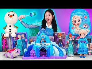 Satisfying Unboxing, Disney Frozen Elsa's Ice Palace Toy | Anna Doll, Elsa Doll and Nokk Horse
