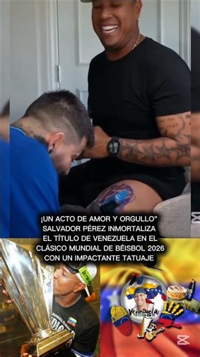 Salvador Pérez inmortaliza el título de Venezuela en el Clásico Mundial de Béisbol 2026.