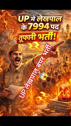 UP लेखपाल बंपर भर्ती 😱 7994 पद | फॉर्म शुरू #upsssclekhpal #sarkarinaukri