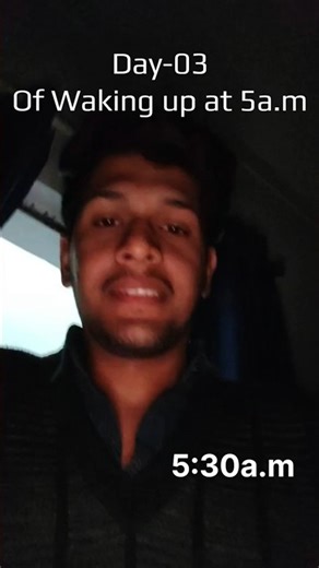 Day-03 Of Waking up at 5am. #challenge #consistency #discipline #python #running #hardwork #life