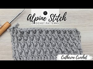How to crochet - Alpine Stitch