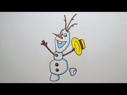 How to Draw a Cute Snowman Step by Step | Easy Drawing Tutorial ⛄🩵✨
