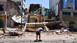 An earthquake has hit Peru and Ecuador killing at least a dozen people