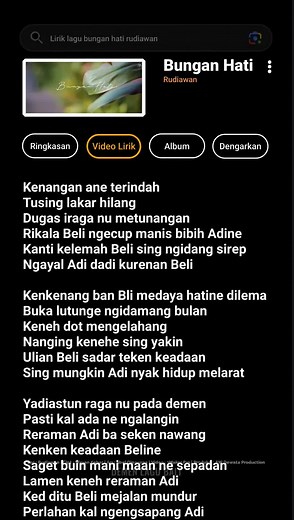 Bunga Hati - Lagu Bali oleh Rudiawan
