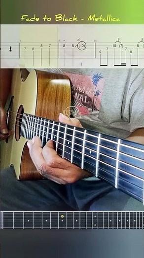 Fade to Black - Metallica ( intro) I really like the intro of this song..do you guys like it too?