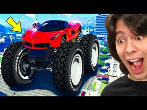 Encontrei SUPER CARRO MONSTROS NO GTA 5!! (Muito grande)