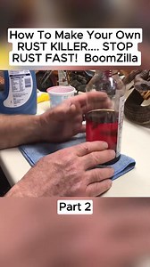 How To Make Your Own RUST KILLER.... STOP RUST FAST! BoomZilla #make #foryou #fyp | Remove Rust In Engine Parts