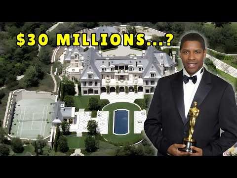 Inside Denzel Washington’s $300 Million Lifestyle | Mansion, Cars, Oscars & Family