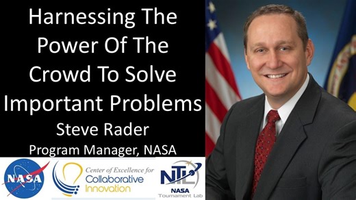 Steve Rader — Center of Excellence for Collaborative Innovation / Tournament Lab, NASA – Lifeboat News: The Blog