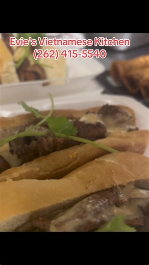 🥖 Authentic Vietnamese Sandwich 🥖 Freshly baked bread, savory meats, crisp veggies, and bold flavors – every bite is a taste of Vietnam! 👉 Come enjoy our signature Vietnamese sandwiches at Evie’s Vietnamese Kitchen – where tradition meets deliciousness! 📍 Come and enjoy today at Evie’s Vietnamese Kitchen! 📍 Evie's Vietnamese Kitchen 👉 Stop by today and treat yourself! 📲 ORDER ONLINE: https://www.skiplinow.com/shop/454208d 🌐 Website: eviekitchen.com 📞 Reservations: (262) 415-5540 📍 Addr