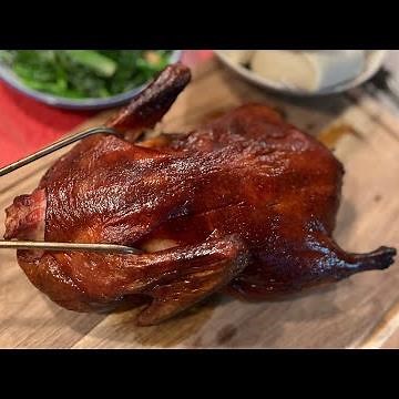 Peking Duck at home on my New Traeger Smoker