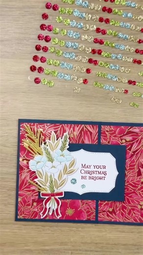 Tutorial still available for this easy Christmas fun fold card!✨ Comment “BRIGHT” to get it! #cherylsstampinsquad #cardmaking #crafting | Cheryl Dorsey, Independent Stampin’ Up Demonstrator