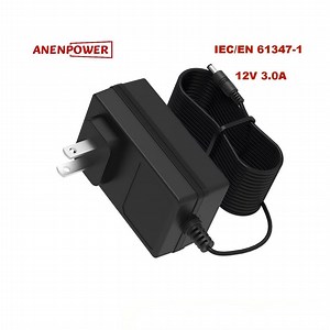 [Hot Item] 12V 3A 36W Max Class 2 LED Driver IEC/En 61347 PSE Certified Japan Plug AC Adapter