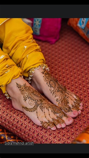 latesh feet mehndi desgine😍#shorts #youtubeshorts #explore