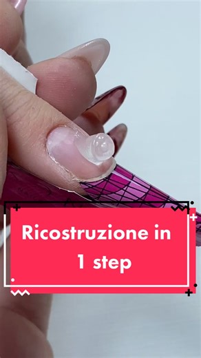 Ricostruzione in un unico step😍 L hai mai fatto? #emmanuelagargiulo #emmanuelagargiuloacademy #egonails #egtutorial #gelnailstutorial #acrygelnails