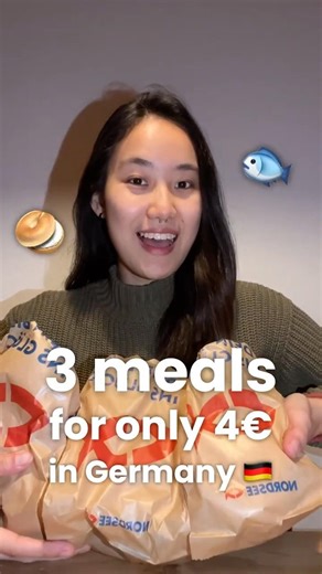 how to get budget meals in Germany 🥯🐟