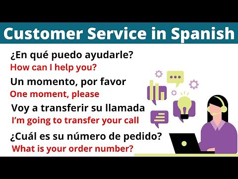 Speak Spanish at Work: 30 Customer Service Phrases