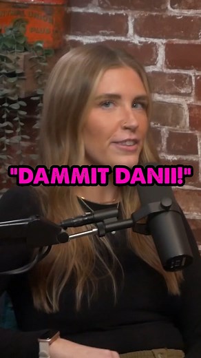 Trish flips the interview on Danii and asks where the name Dammit Danii came from… and let’s just say, the answer is exactly what you’d expect 😂🤌 #interview #dammit #dammitdanii #podcastshow #podcastsofinstagram #explorepage #lol #funnyclip #comedyreels | Danielle Kaufman