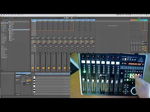 Behringer X-Touch - Walkthrough working with Ableton