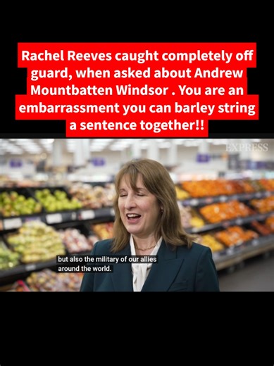 Rachel Reeves caught completely off guard, when asked a question about Andrew Mountbatten Windsor. Stop muttering and stuttering an liven yourself up!! #stuttering #embarrassing #lies #cowards #fyp