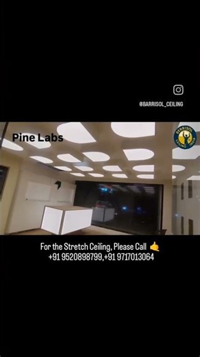 Pine Labs Kochi | Translucent Stretch Ceiling Installation | Berrisol Ceiling India