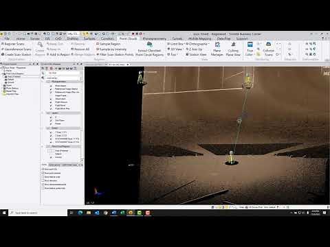 Trimble Business Center: Create CAD Points & Coordinates from Scan Points