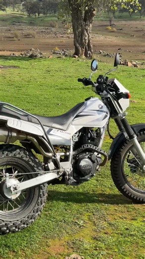 Winter ride, running strong! TW200. #tw200 #yamahatw200