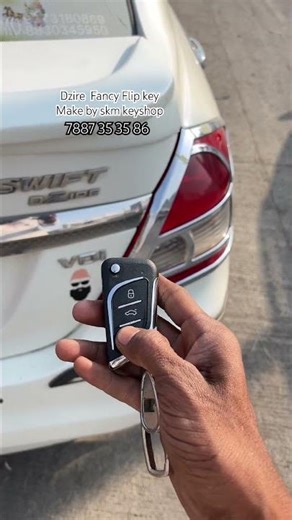 Dzire Fancy Flip key Make at ₹? / skm keyshop 7887353586 / WhatsApp massage