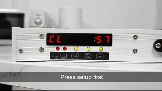How to set up time and temperature?