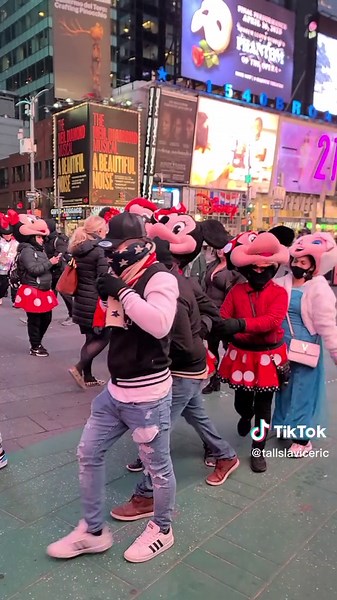 New York City Street Performers: Immigrant Mascots at Times Square