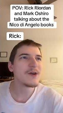 POV: Rick Riordan and Mark Oshiro talking about the Nico di Angelo books