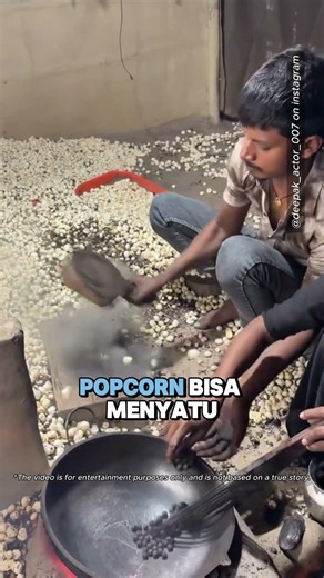 Pria ini Membuat Pop Corn tapi... 😮 #shorts (@deepak_actor_007)