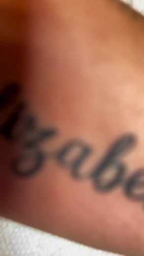 Custom Elizabeth Tattoo in Los Angeles