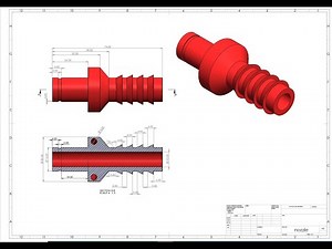 ✅Solidworks Pipe nozzle design | How to design Pipe nozzle in Solidworks.