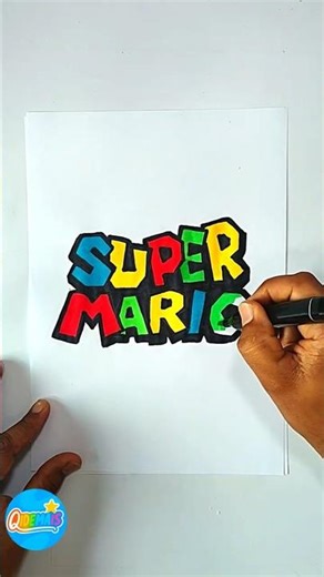 🍄🔥Drawing SUPER MARIO in Seconds — So Cool!