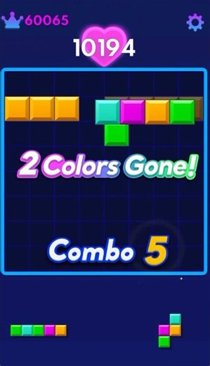 ultimate combos & 2 colors Gone! #blockblast #puzzle #gaming #shorts #ad