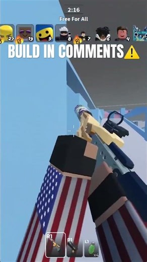 MY VIEWER BROKE WEIRD GUN GAME ⚠️ #roblox