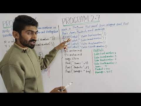 Chapter 2|Program 2.6|Program 2.7